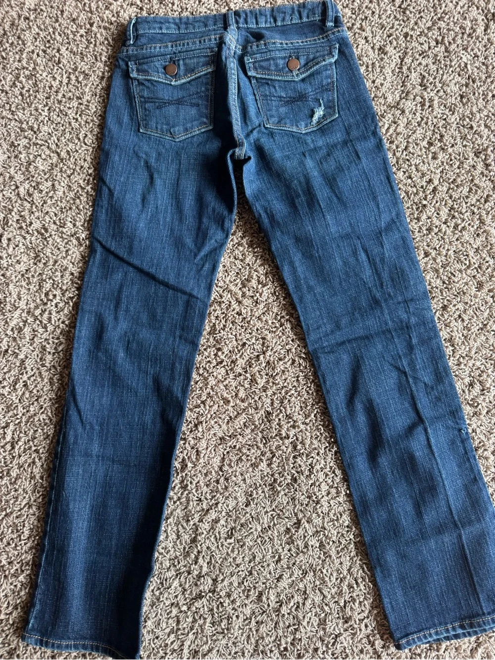 Girls 1969 Gap Dark Blue Stretch straight Jeans